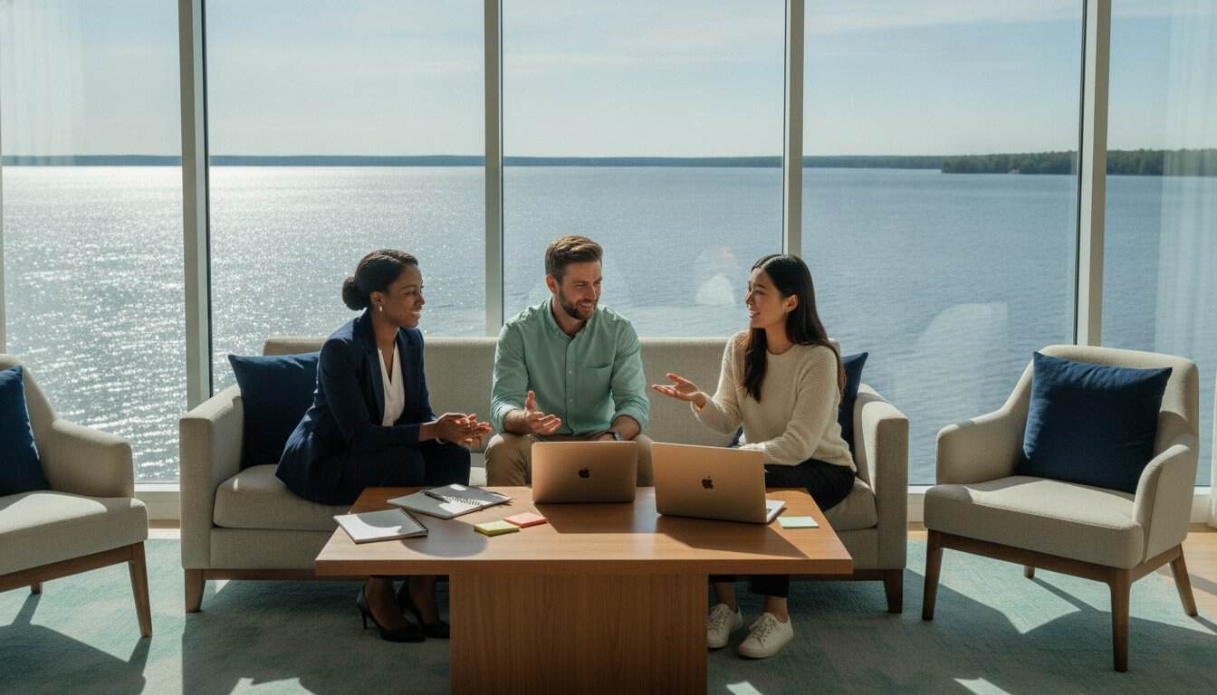 The Best Extended Stay Hotels in Northern Michigan for Small Team Offsites – Hero Image The Best Extended Stay Hotels in Northern Michigan for Small Team Offsites