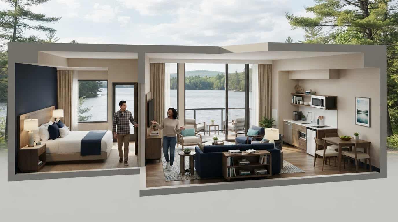 What Does All-Suite Hotel Mean? Understand Rooms and Layouts – Hero Image What Does All-Suite Hotel Mean? Understand Rooms and Layouts