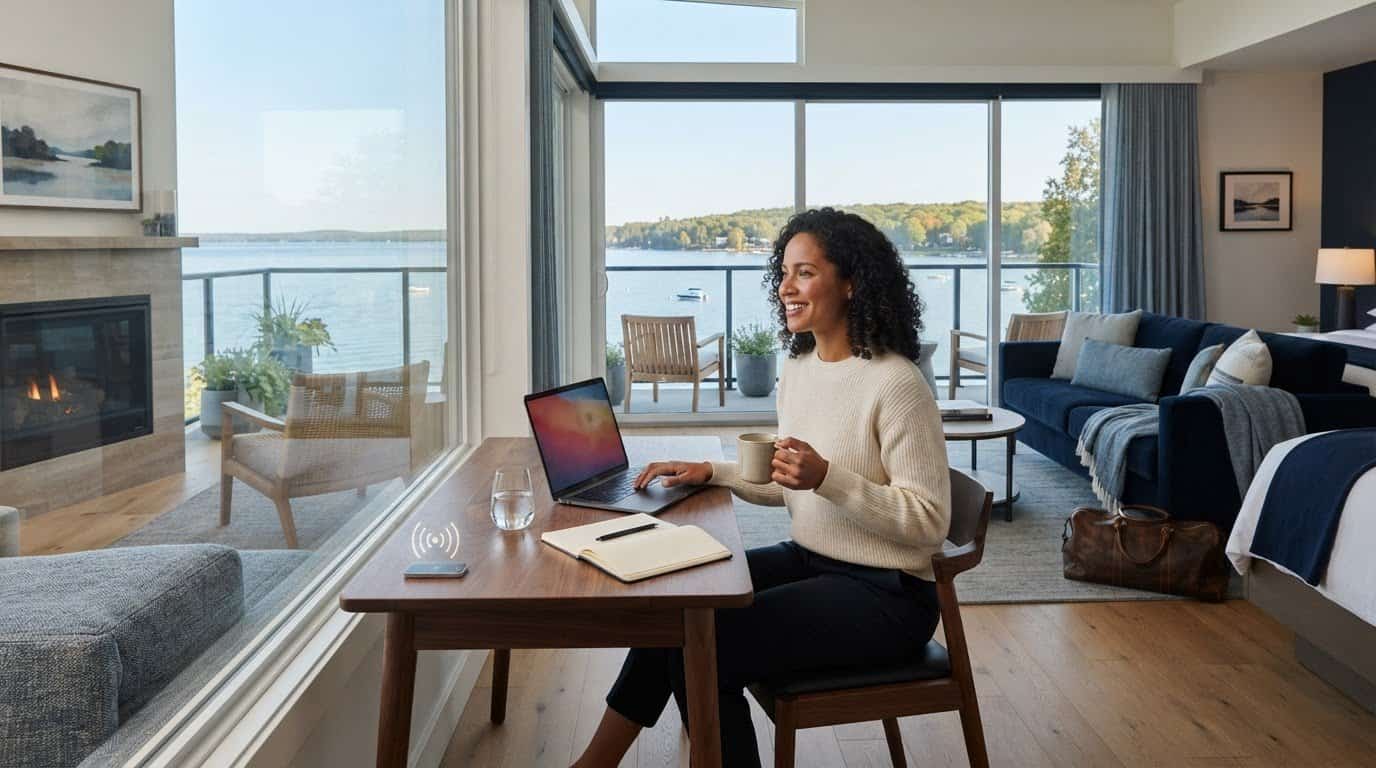 Work from Hotel Suites with WiFi: A Practical Guide – Hero Image Work from Hotel Suites with WiFi: A Practical Guide